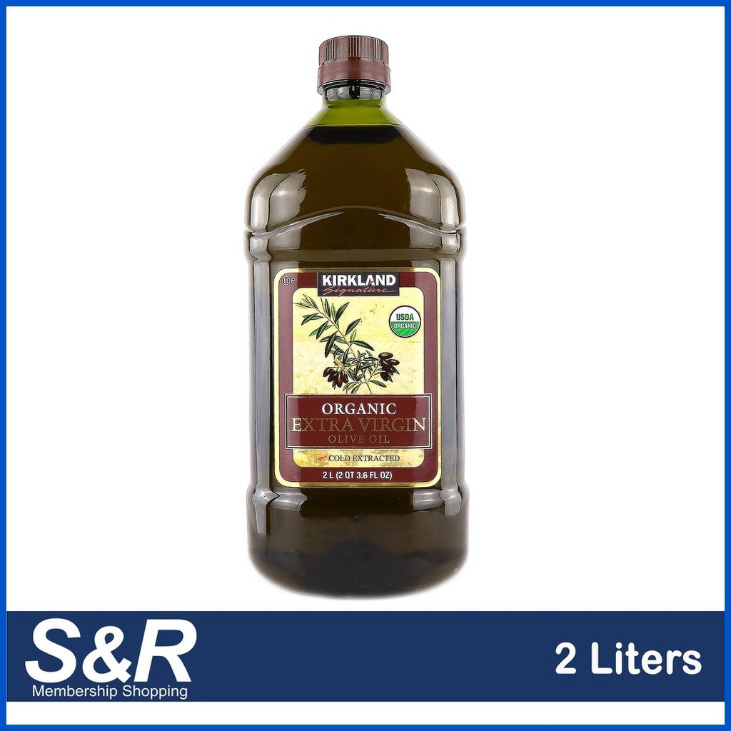 2 X Kirkland Signature Organic Extra Virgin Olive Oil – 4L Total (2 X 2L)