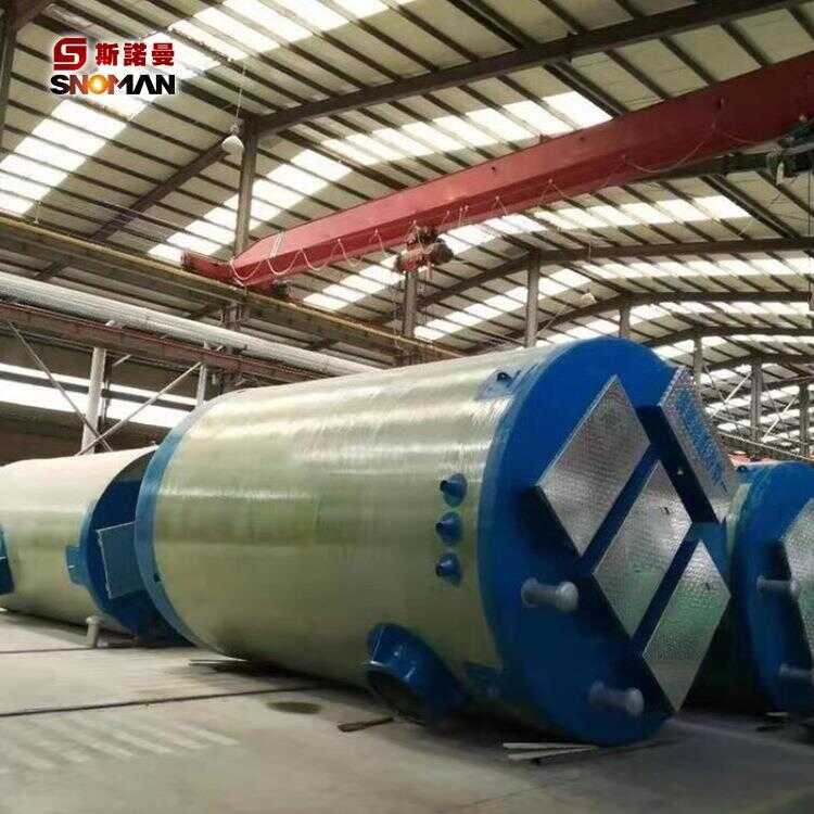 Fixed Energy Prefabrication GRP Station SNOMAN/Glass Fiberglass Pump ...