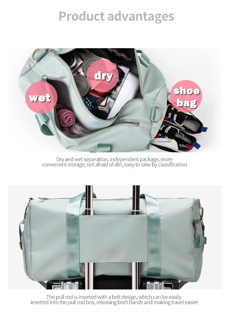 New Fashion Large Capacity Short distance Travel Bag Wet and Dry ...