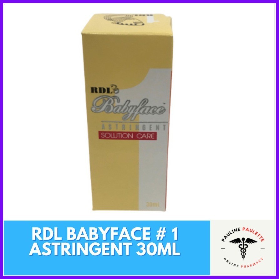 RDL Baby Face Astringent # 1 30ml Solution Care | Shopee Philippines