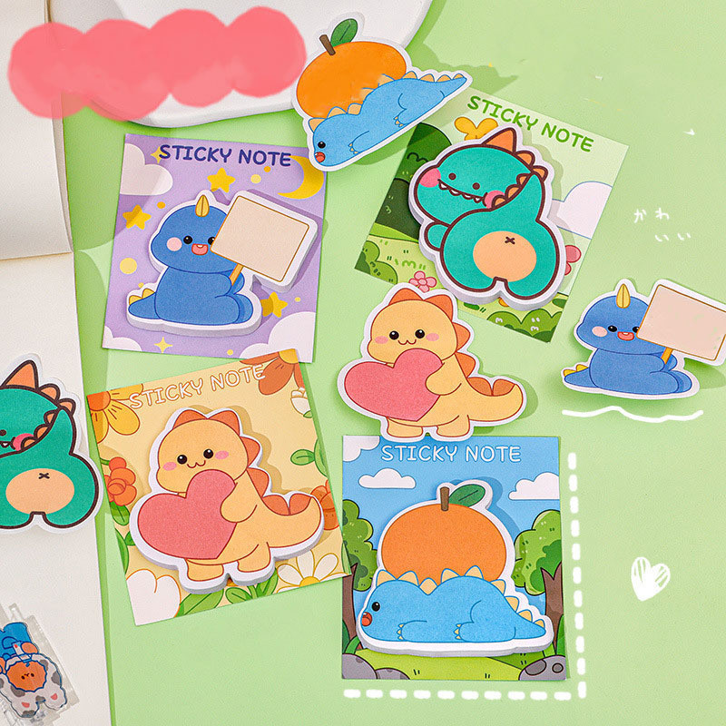 1 Piece Adhesive Dinosaur Notes Notepad | Shopee Philippines