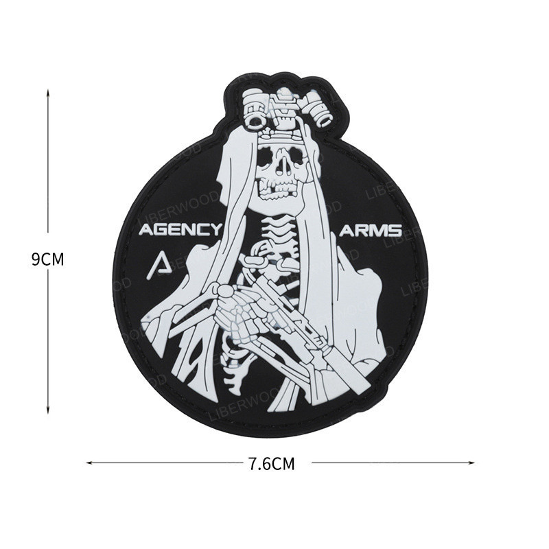 Embroidered Front Toward Enemy Tactical Patch Touch Fastener Badge PVC ...