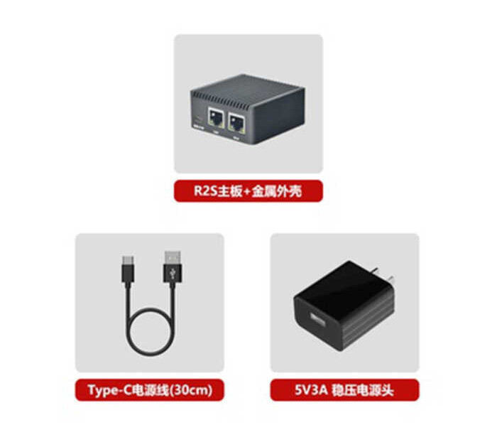 R2s Mini Nanopi Router 1Gb Ddr4 RAM Rk3328 Dual Gbps Ethernet Port ...