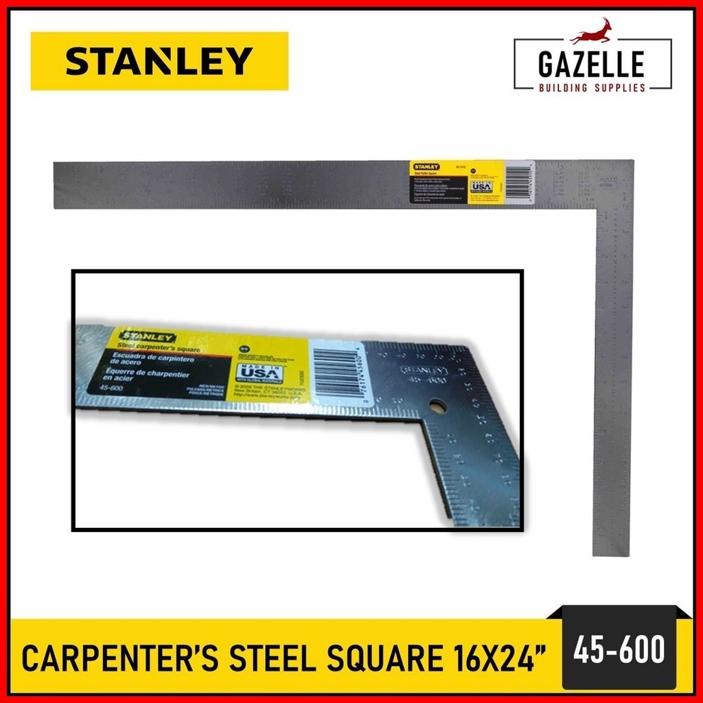 Stanley Tri Carpenter Square Steel Square 16 x 24