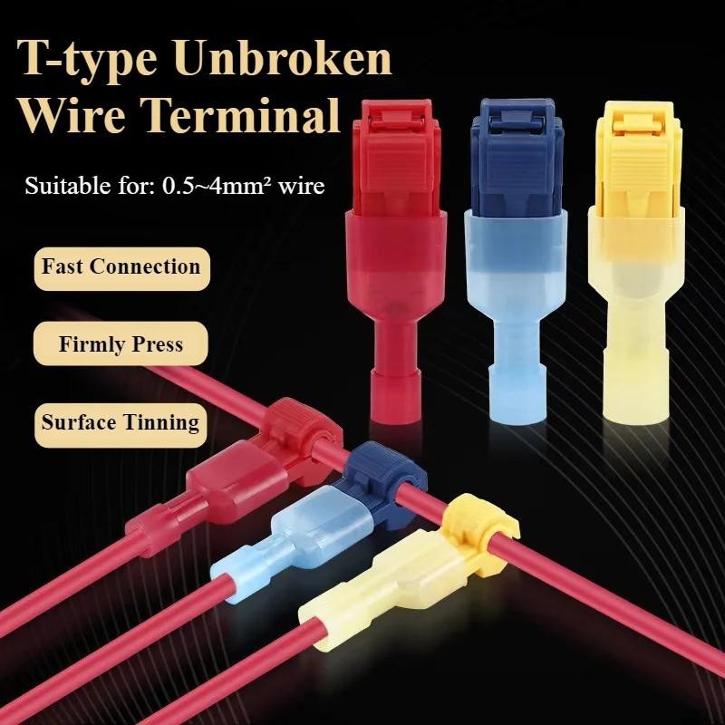T-Tap Connector Quick Electrical Cable Connector Snap Splice Lock Wire ...