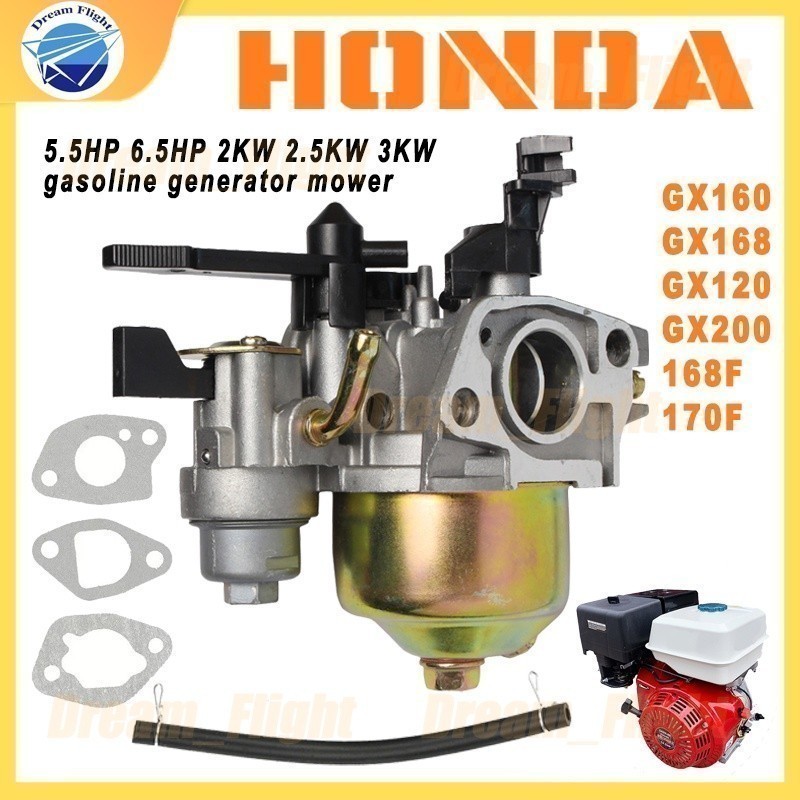 Carburatore Carb adatto per Honda GX160 GX168F GX200 5.5HP