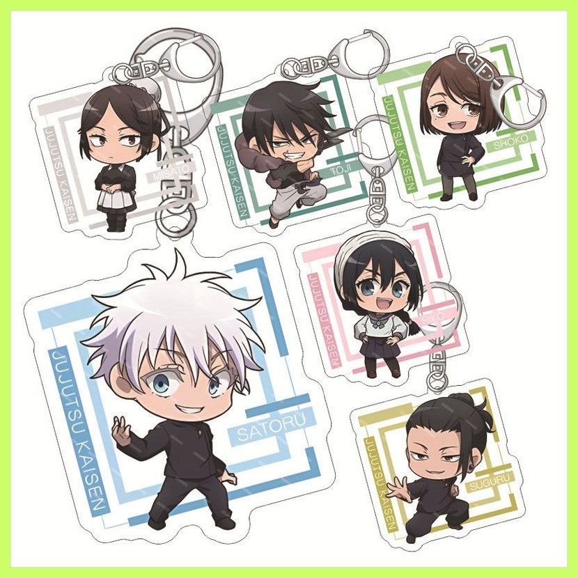 Keychain Jujutsu Kaisen Gojo Satoru Jujutsu Kaisen Gojo Satoru Spell ...