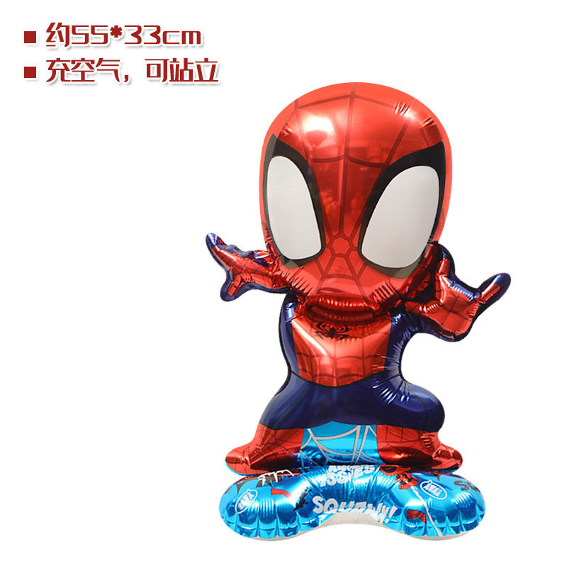 Super Hero Foil Balloon Spider-Man Captain Iron Man Deadpool Balloon ...