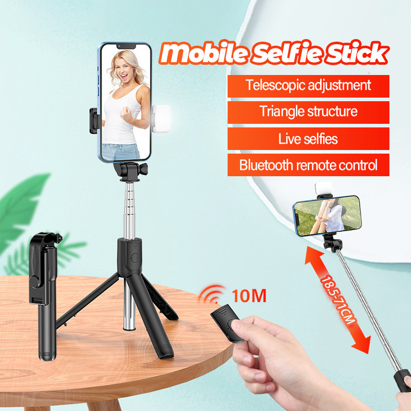 4 In 1 Selfie Stick Tripod Phone Stand Holder Wireless Bluetooth ...