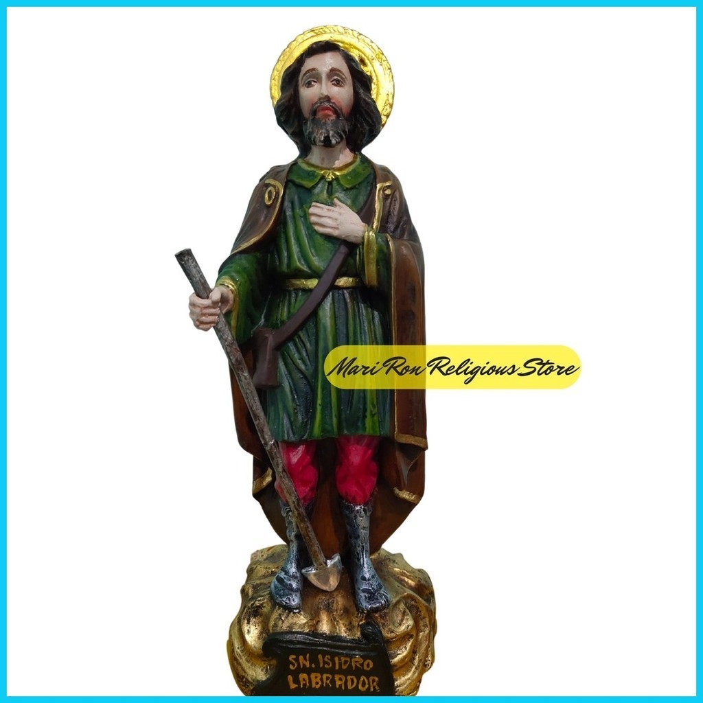 ∆ St. Isidore Laborer Statue San Isidro Labrador The Farmer Patron 