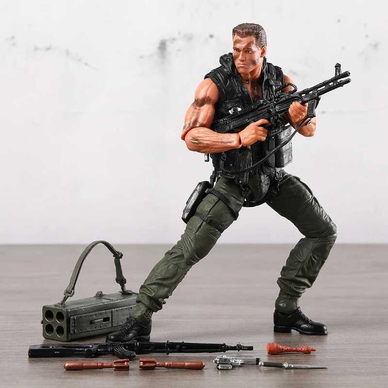 8 NECA Arnold Schwarzenegger Commando Matrix 30Th Anniversary ...