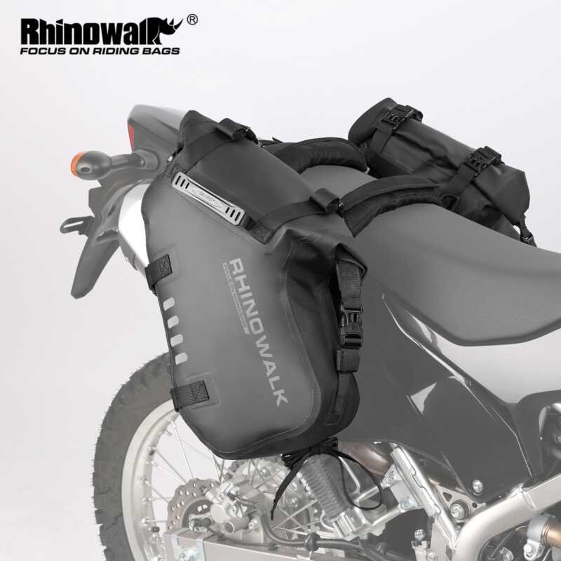 Motorcycle Rhinowalk Side 100% Waterproof 18L/28L/48L Motorbike Motor ...