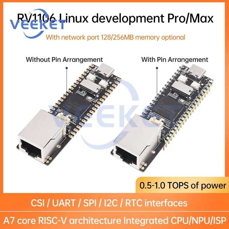 Luckfox Pro Max Ux Rv1106 Rockchip AI Board ARM Cortex-A7/Risc-V Better ...
