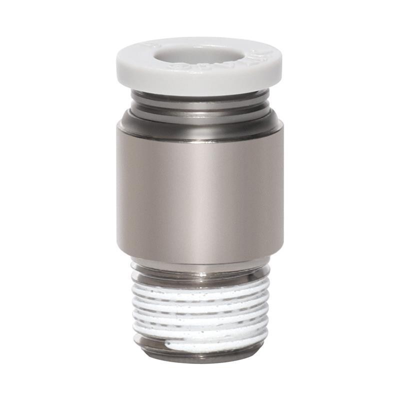 Yadeke round threaded straight through trachea quick plug connector ...