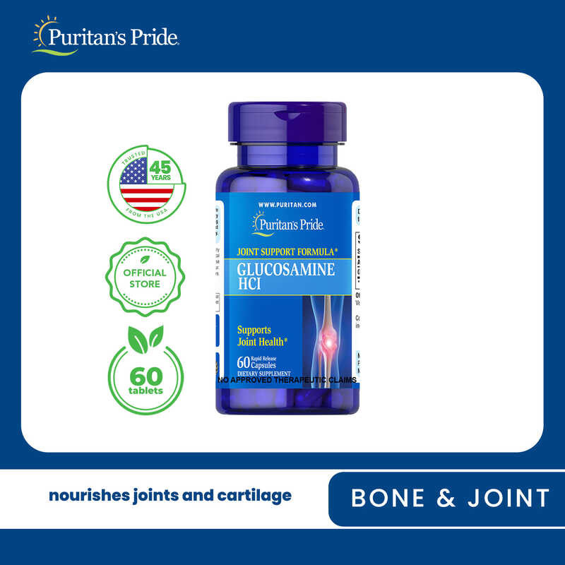 Puritan's Pride Glucosamine HCl 60 Capsules Shopee Philippines