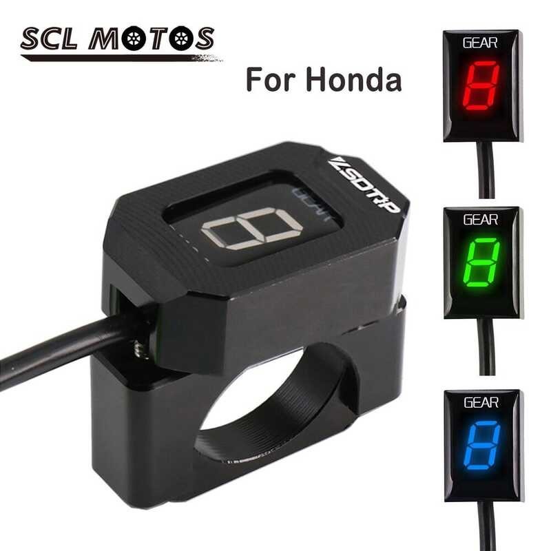 MOTOS New SCL Motorcycle Gear Indicator LED Display Shift Light ECU