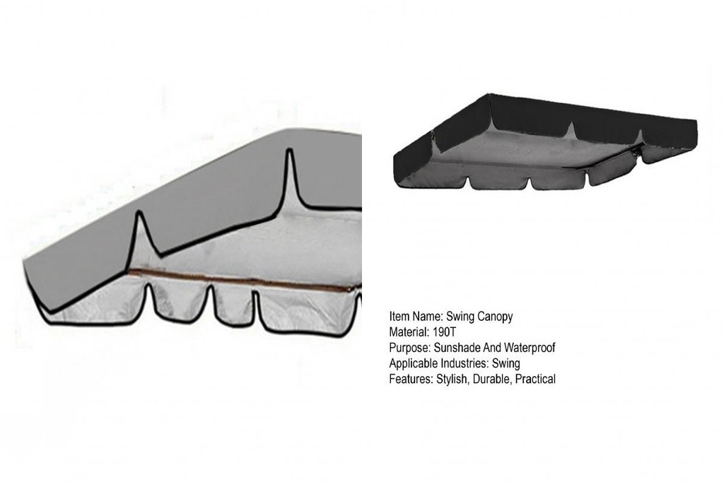 SIM| Detachable Swing Canopy Swing Canopy Replacement Waterproof Sun ...