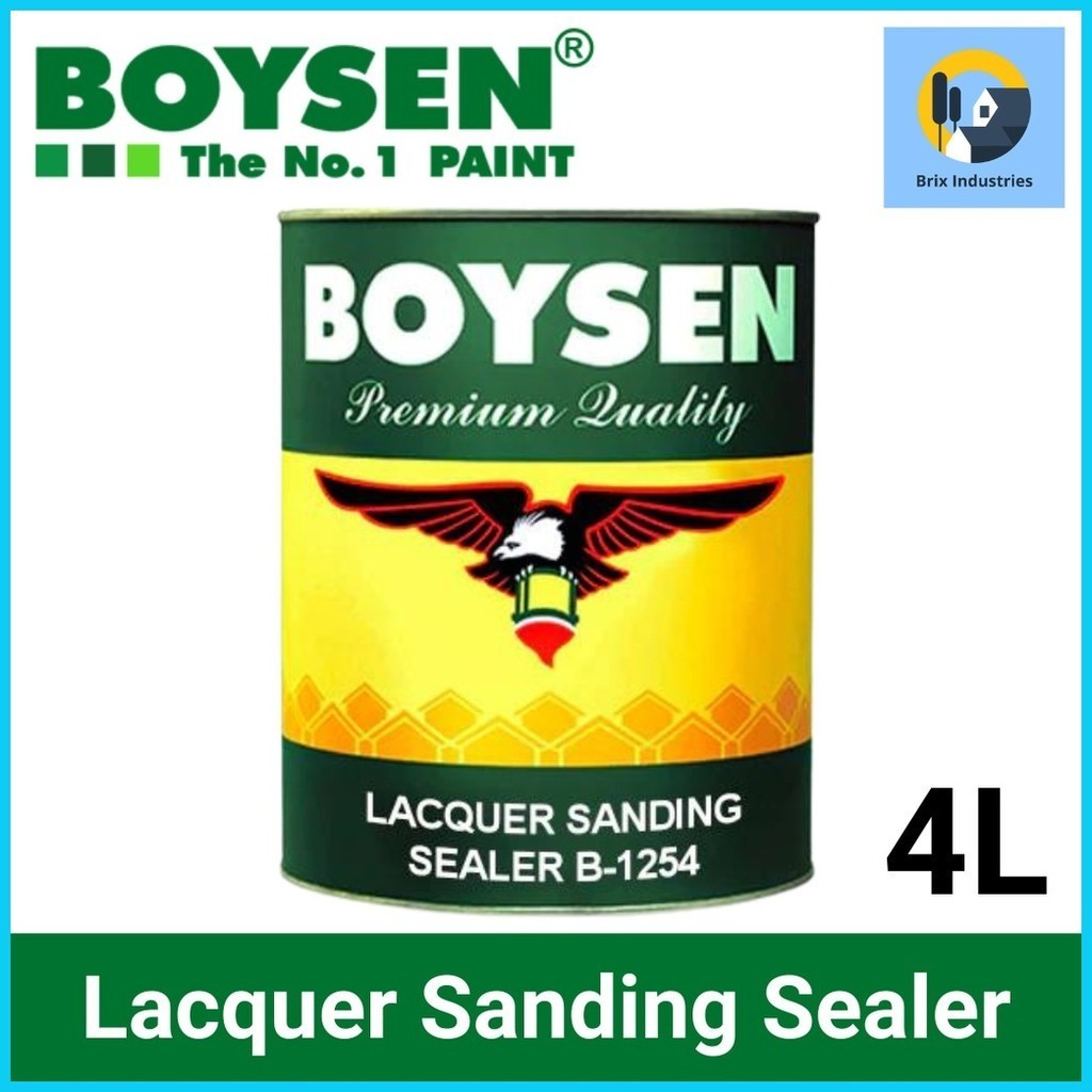 Boysen Lacquer Sanding Sealer 4 Liters (Gallon) B-1254 Nitrocellulose ...