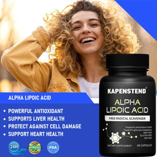 * COD Alpha Lipoic Acid 600mg ALA Supplement for Liver Support ...