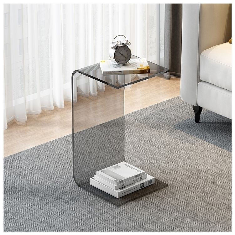 Light luxury acrylic sofa small edge simple living room Internet ...