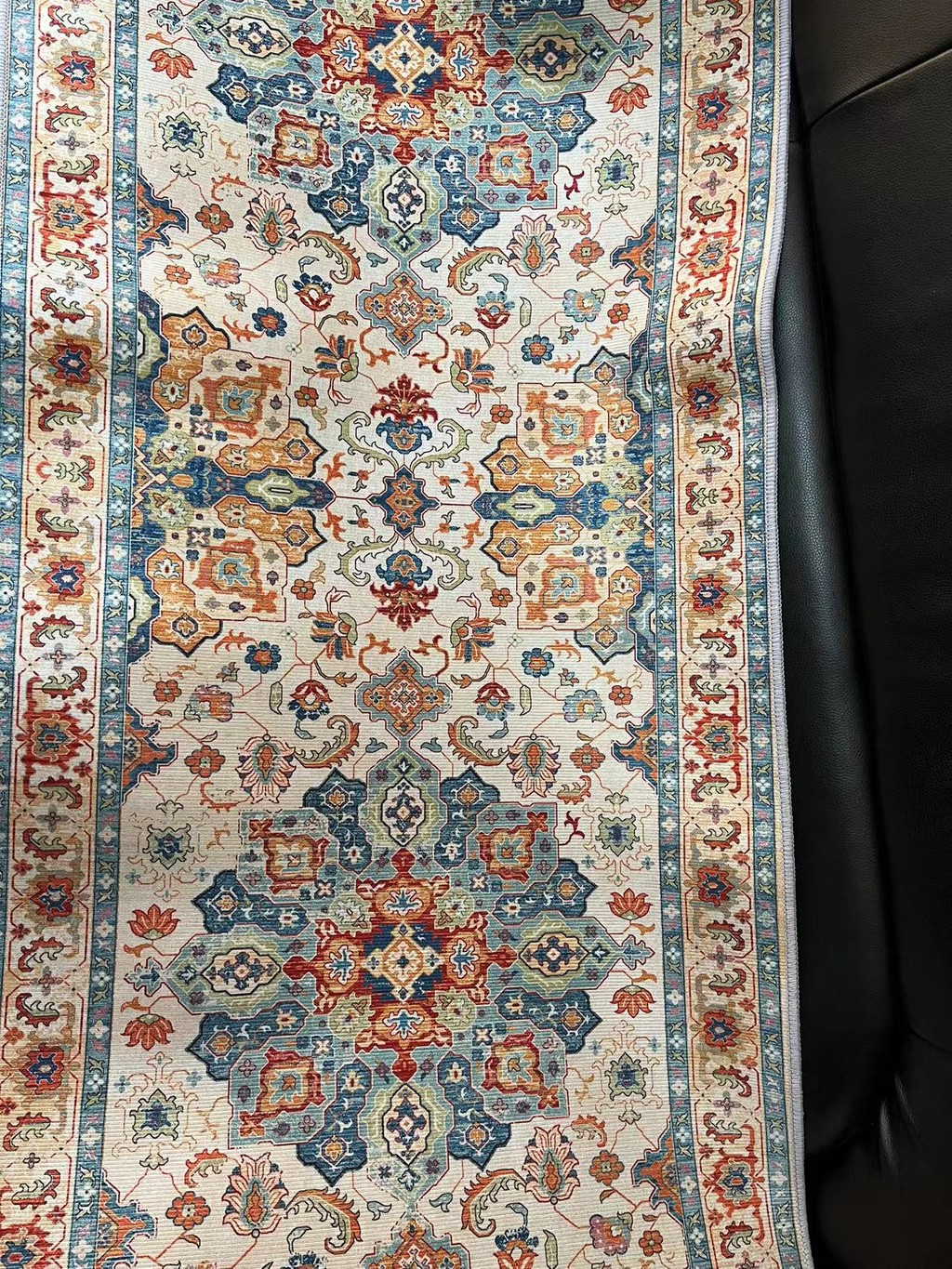 Persian Morocco Long Rug Hotel Corridor Aisle Entrance Retro Ethnic ...