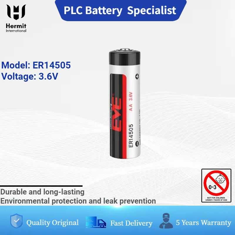 Er14505 Lithium EVE Battery Asd-Mdbt0100 Industrial Encoder 3.6V Delta ...