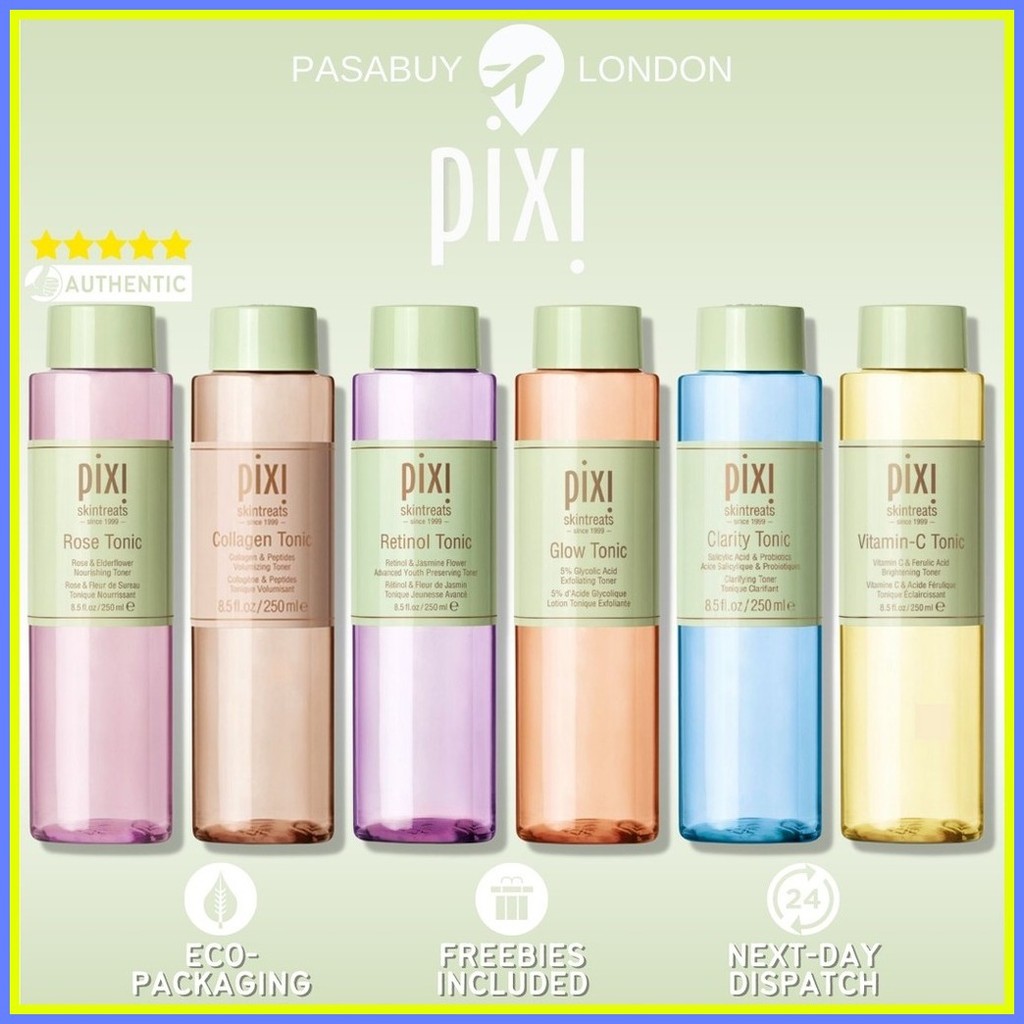 Pixi: Tonic | Glow, Clarity, Retinol, Collagen, Vitamin-C ...