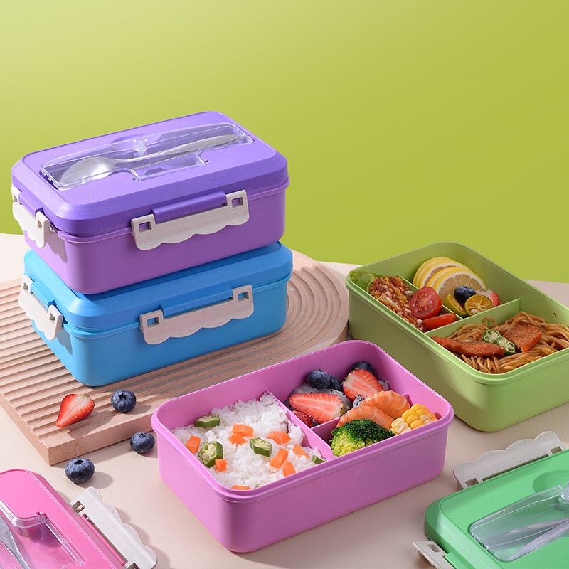 lgr.ph Portable Lunch Box Set with Thermos Bottle Leakproof & Multi ...
