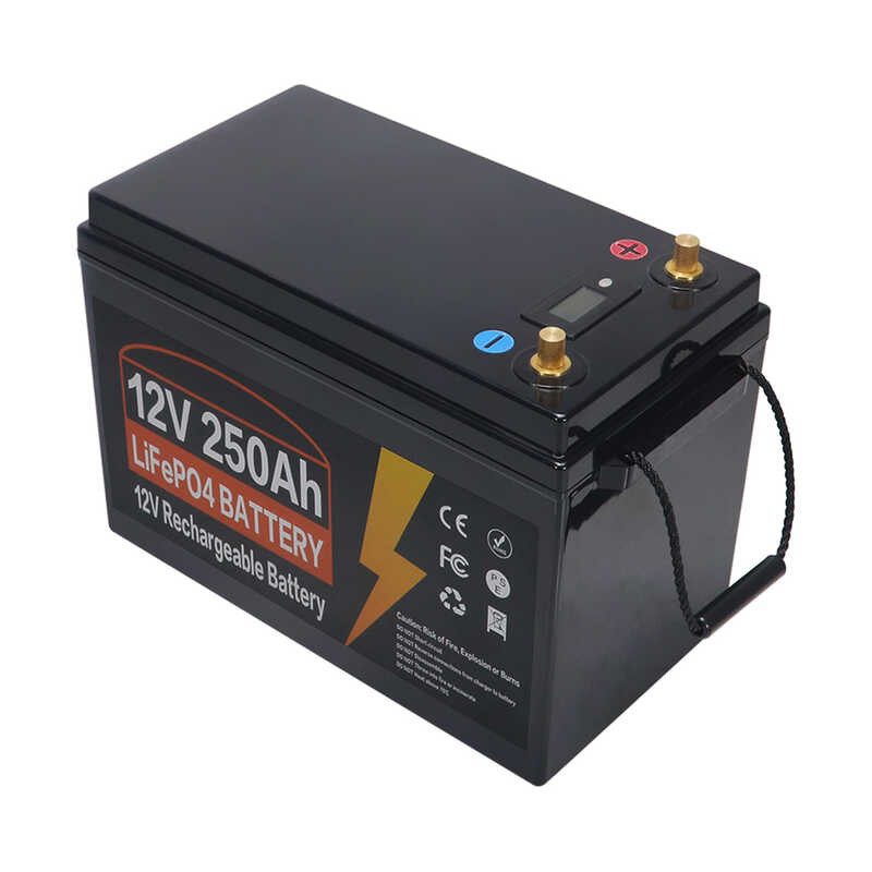 Battery 12V Lifepo4 Built-In BMS 250Ah Lithium Iron Phosphate ...