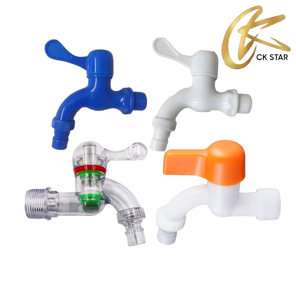 Plastic PVC Faucet Gripo With Connector Multipurpose 1/2, 3/4, | Shopee ...