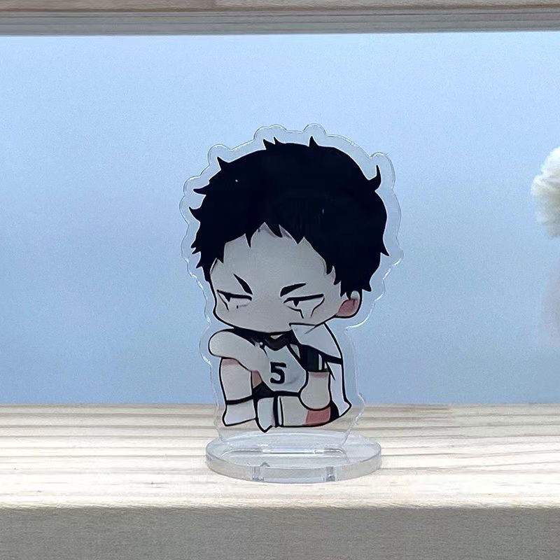 Cadeau Fan Haikyuu Décoration étagère Tetsuro Kuroo Figure Kuroo Tetsurou Q Version - Décoration Manga Statue Q Version Assise