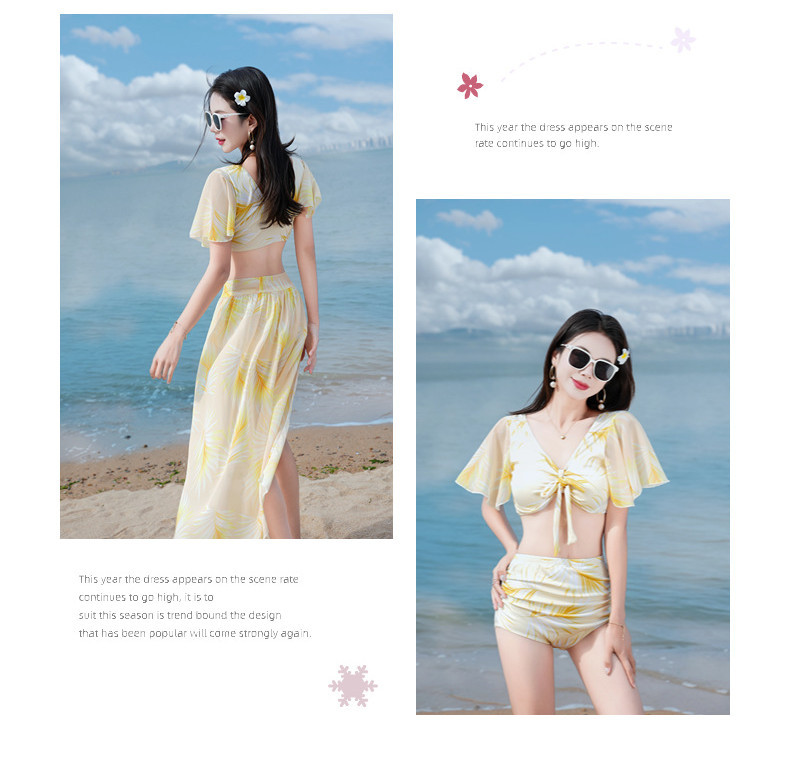 Three Piece Sets Split Swimsuit Dress