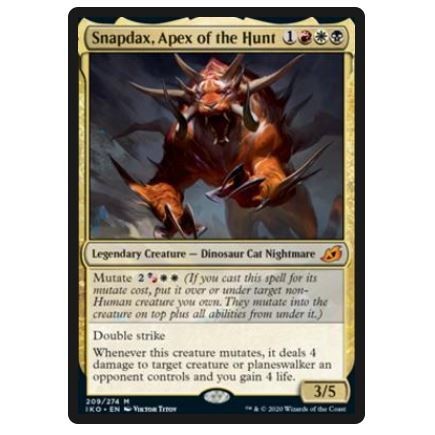 ஐ ♂ Magic the Gathering Singles - Snapdax, Apex of the Hunt - Ikoria ...