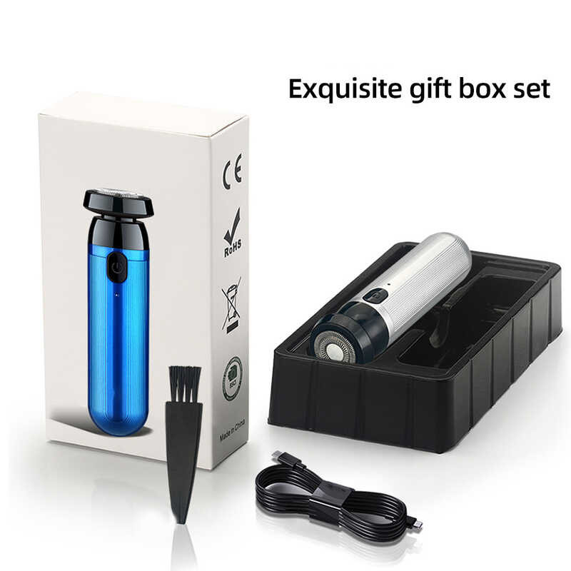 Mini 2022 Men's Electric Shaver Automatic Razor Trimmer Portable Beard ...