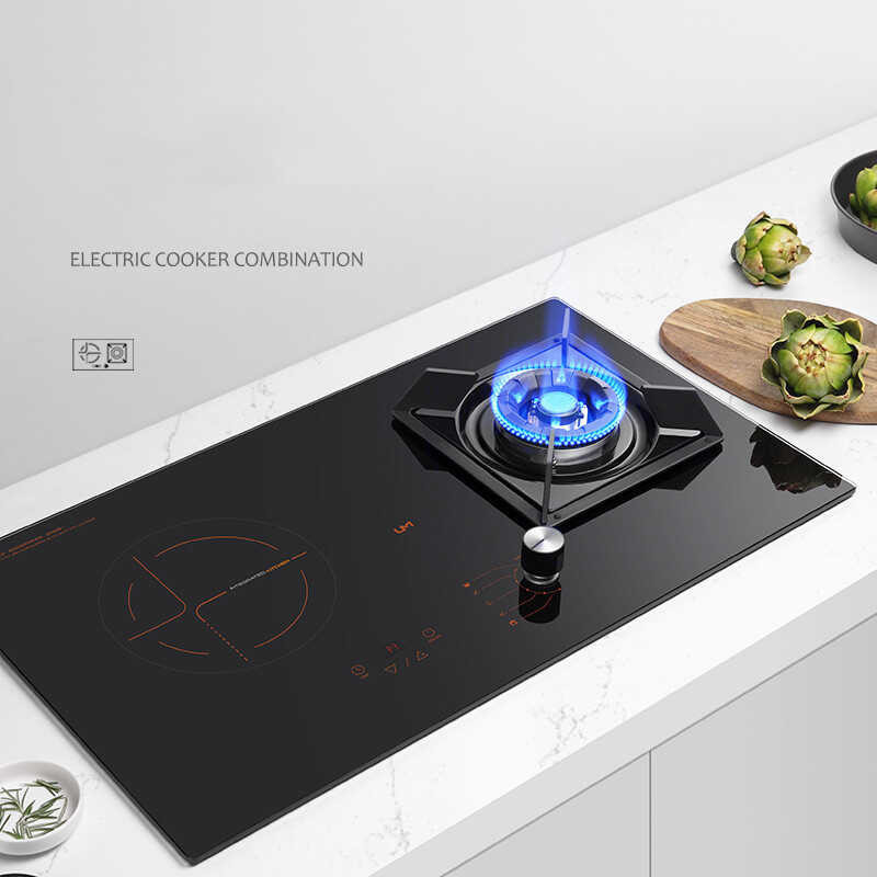 UM Built-in Induction at Gas Dual Cooker 2200W 5kw Fierce Fire Power 2 ...