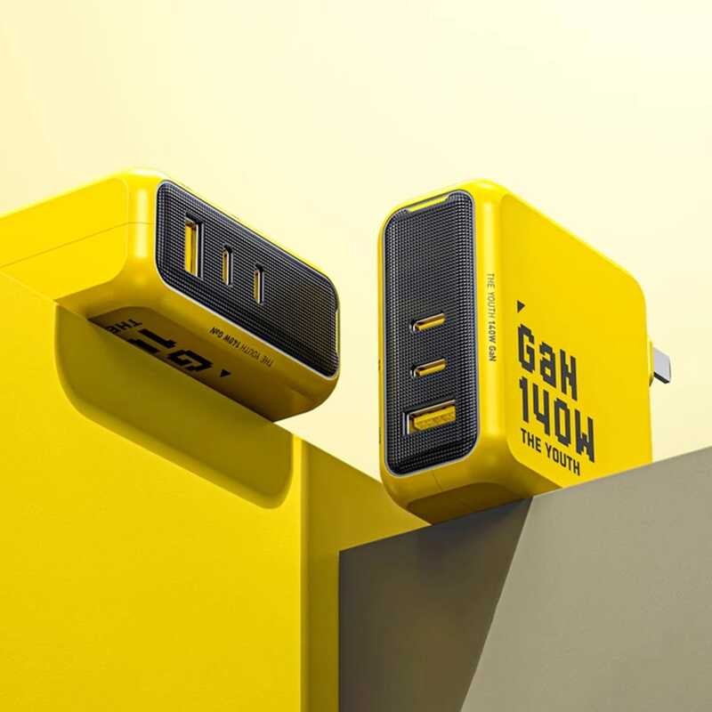 140W Aohi Gan Charger Head Dock PD3.1 Fast Charging Type-C Three ...