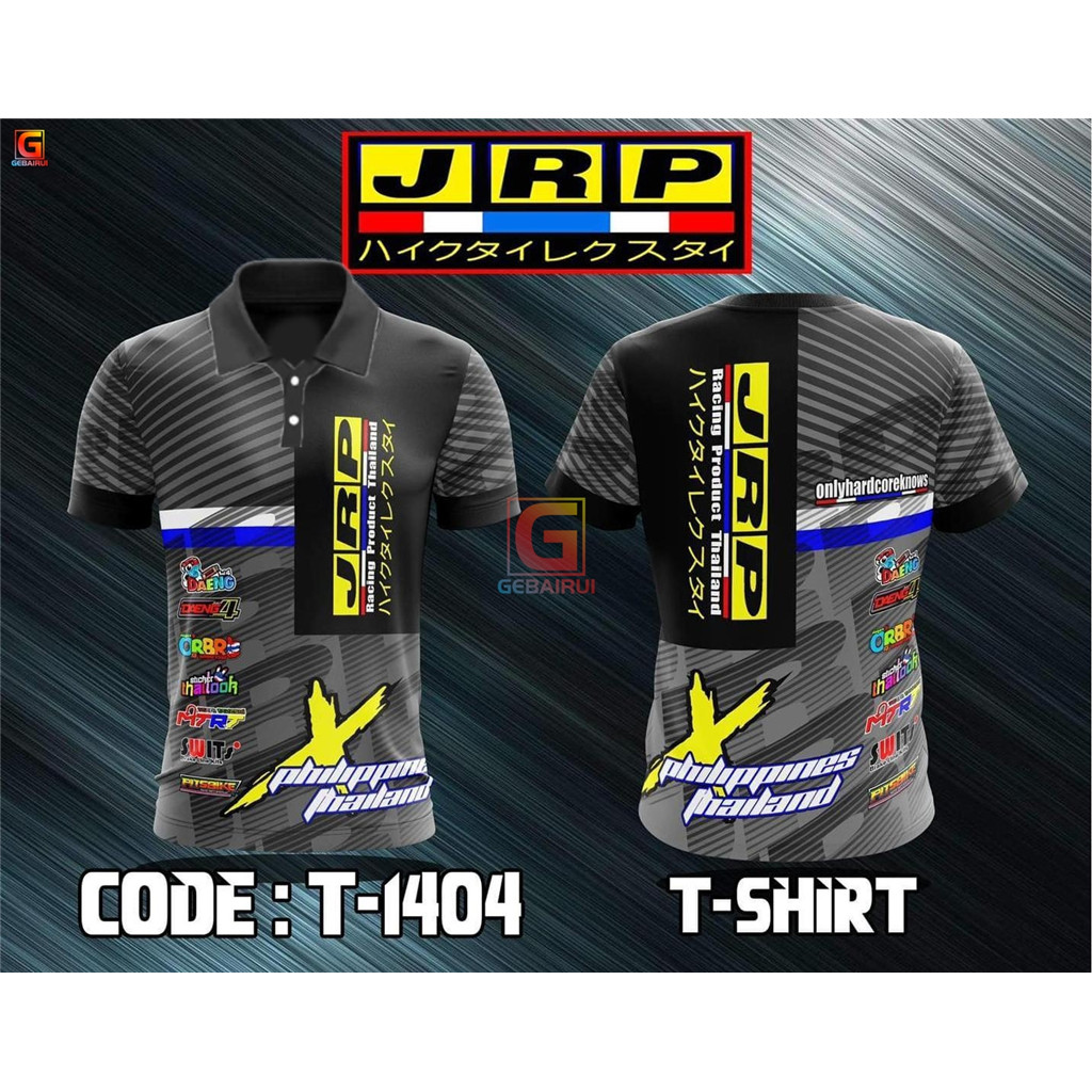 New Full Sublimation JRP RACING Product Thailand Fashion Men Loose Tops ...