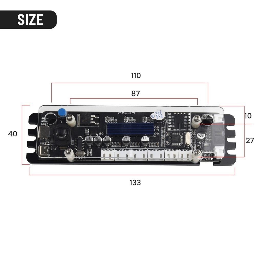 ⭐Good Quality⭐GRBL 32bit Type-C 2-Axis Control Board Integrated Driver ...