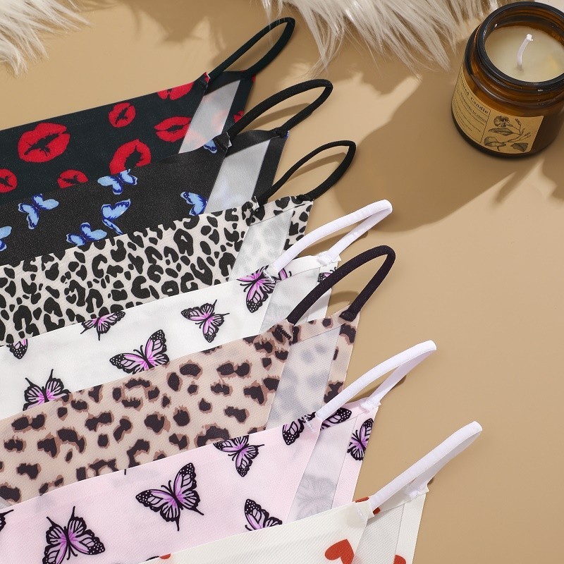 FINETOO Drawstring Print Panty For Women Seamless Briefs Sexy And ...