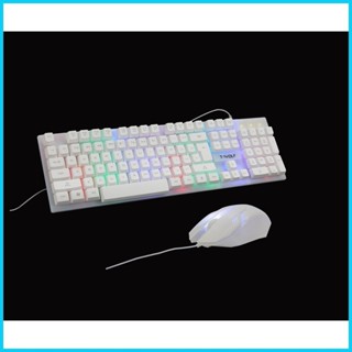 FIREWOLF FW200 FWK230 Rainbow LED mechanical feeling Gaming Keyboard ...