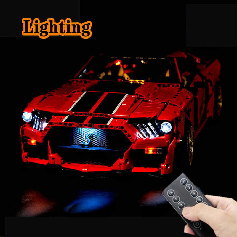 RC LED Lighting Kit Para Sa Shelby Gt500 Racing Car Building Block ...