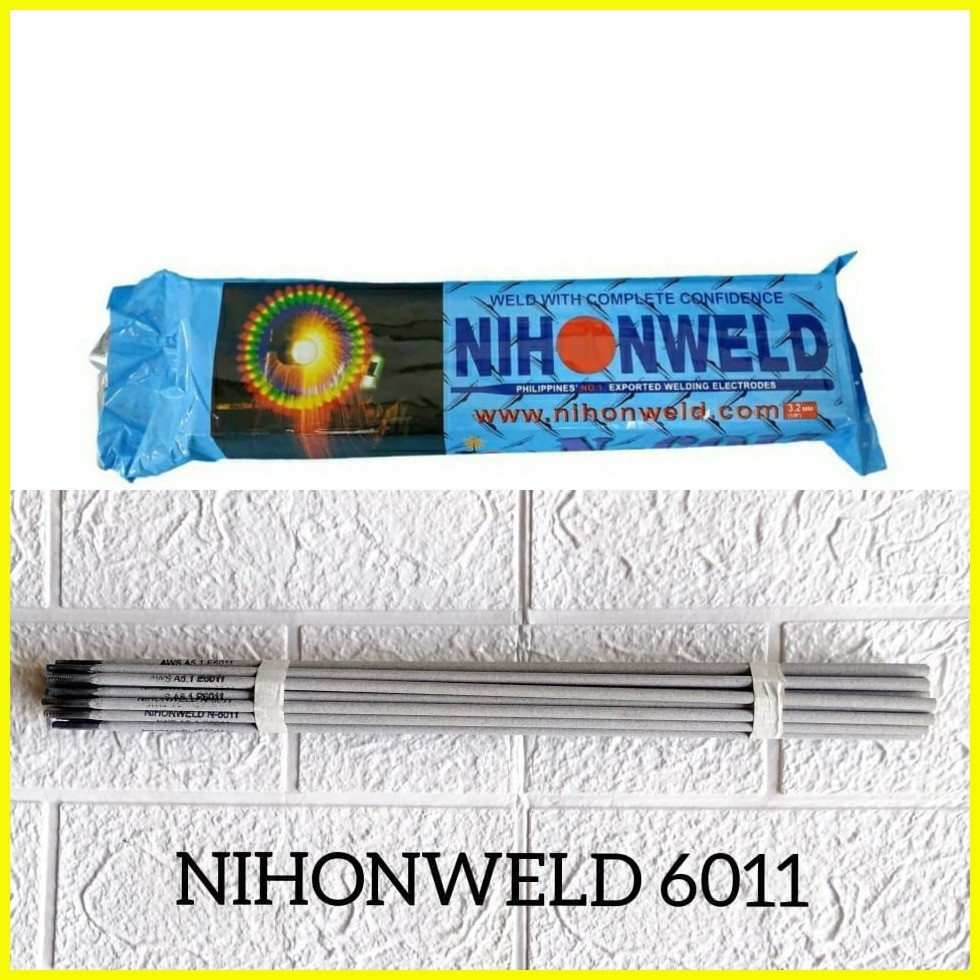 ♒ NIHONWELD WELDING ROD 6011(3.2 mm ) NIHONWELD WELDING ROD 6013 (2.5MM