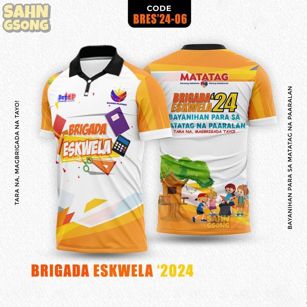 [READY STOCK] 2024 BRIGADA ESKWELA Full Sublimation T-shirt. Full ...