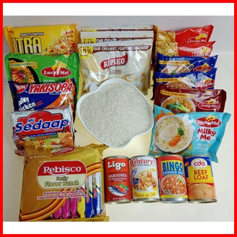 ☃ § Grocery Package ( Essentials Package with Rice ) | Shopee Philippines