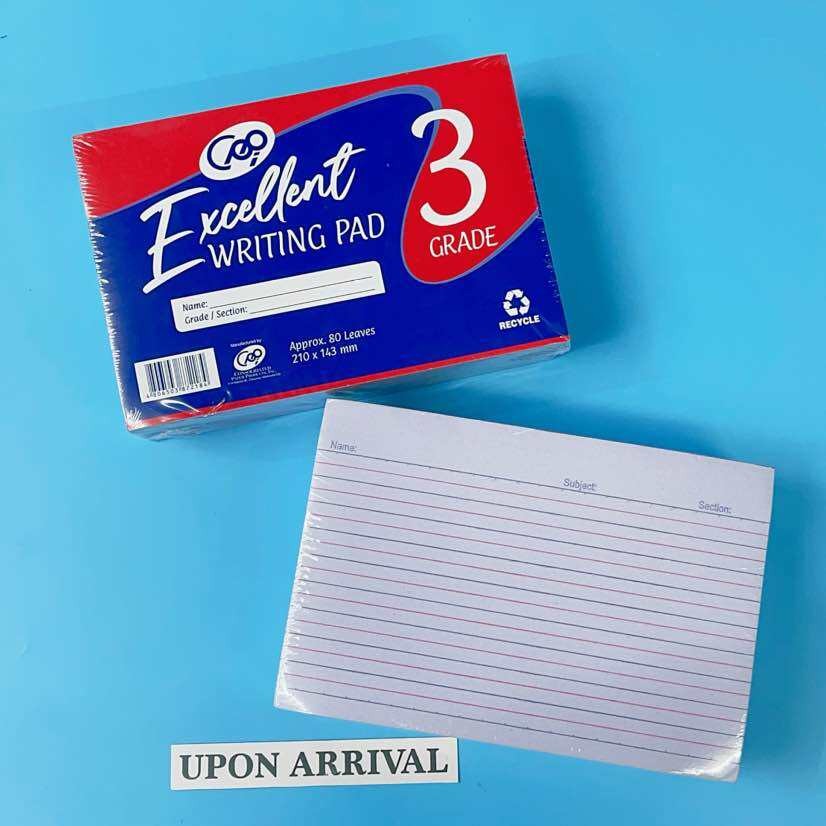 Ramdon Brand Grade 1 2 3 4 Pad Paper School Supplies Writing Notebook 1 ...