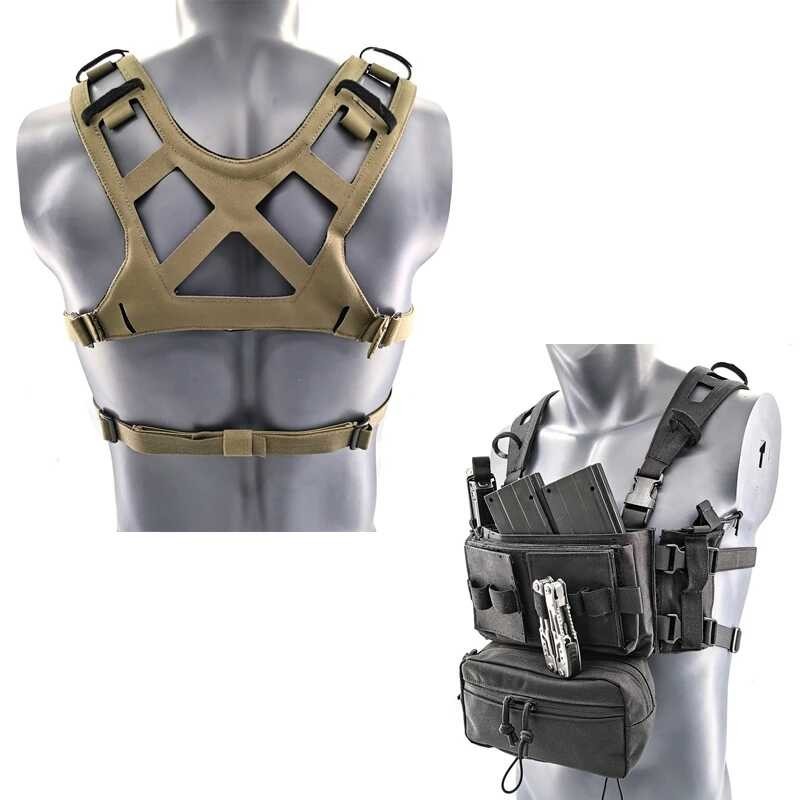 SK Chest 3 Strap D3crm Multicam Chest Rig Vest Army Laser Cutting ...