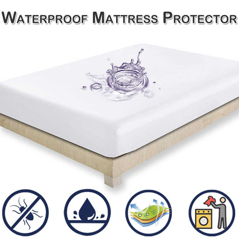 Top Hypoallergenic 100 Waterproof Smooth Mattress Protector Against