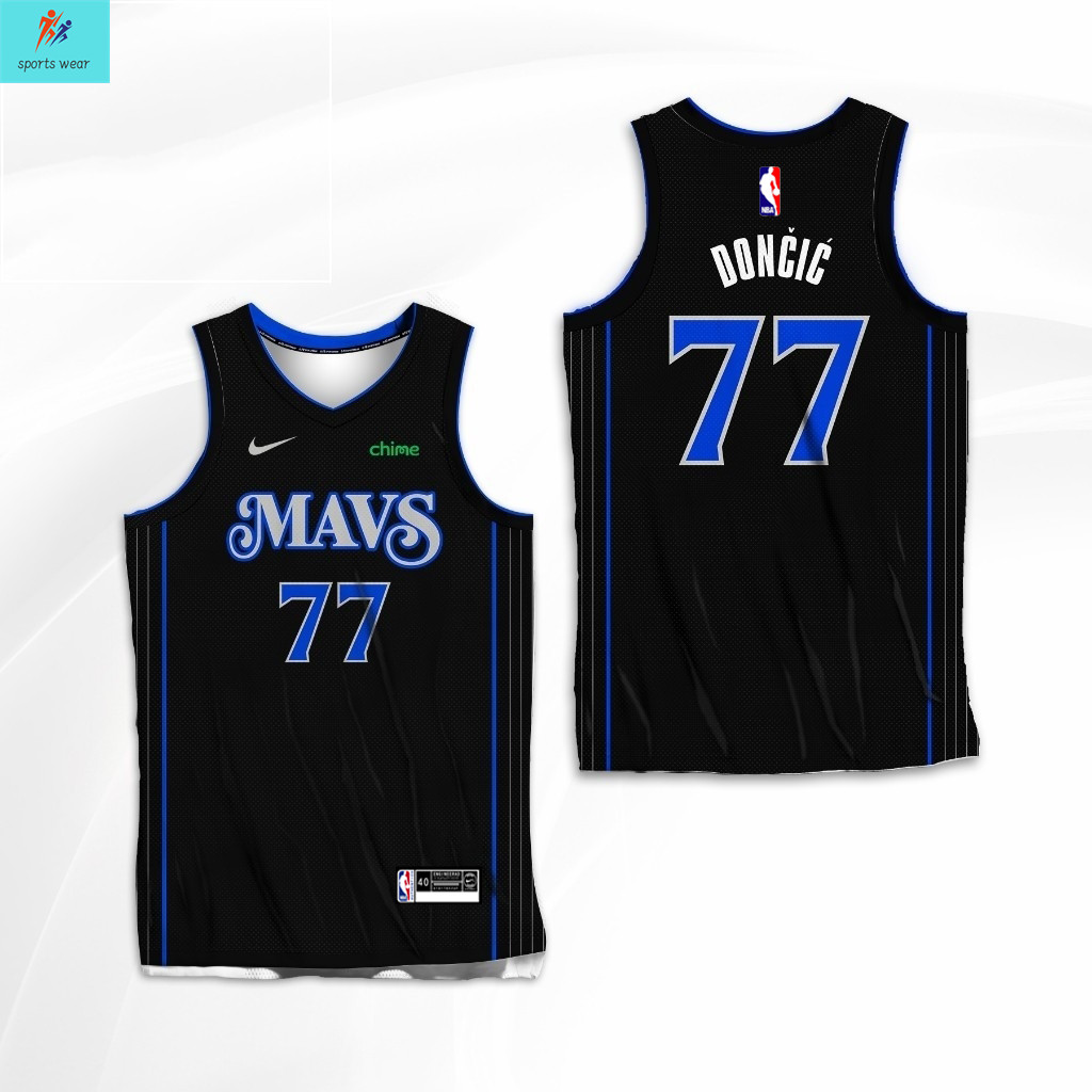 sports wear Custom name-DALLAS MAVERICKS NBA CITY EDT 2024 LUKA DONCIC ...