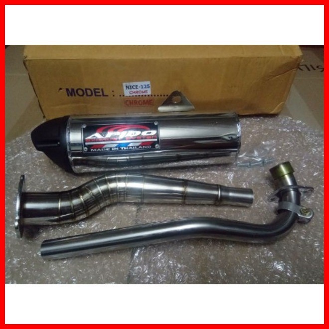 Apido Pipe For XRM 125 Chrome Shopee Philippines