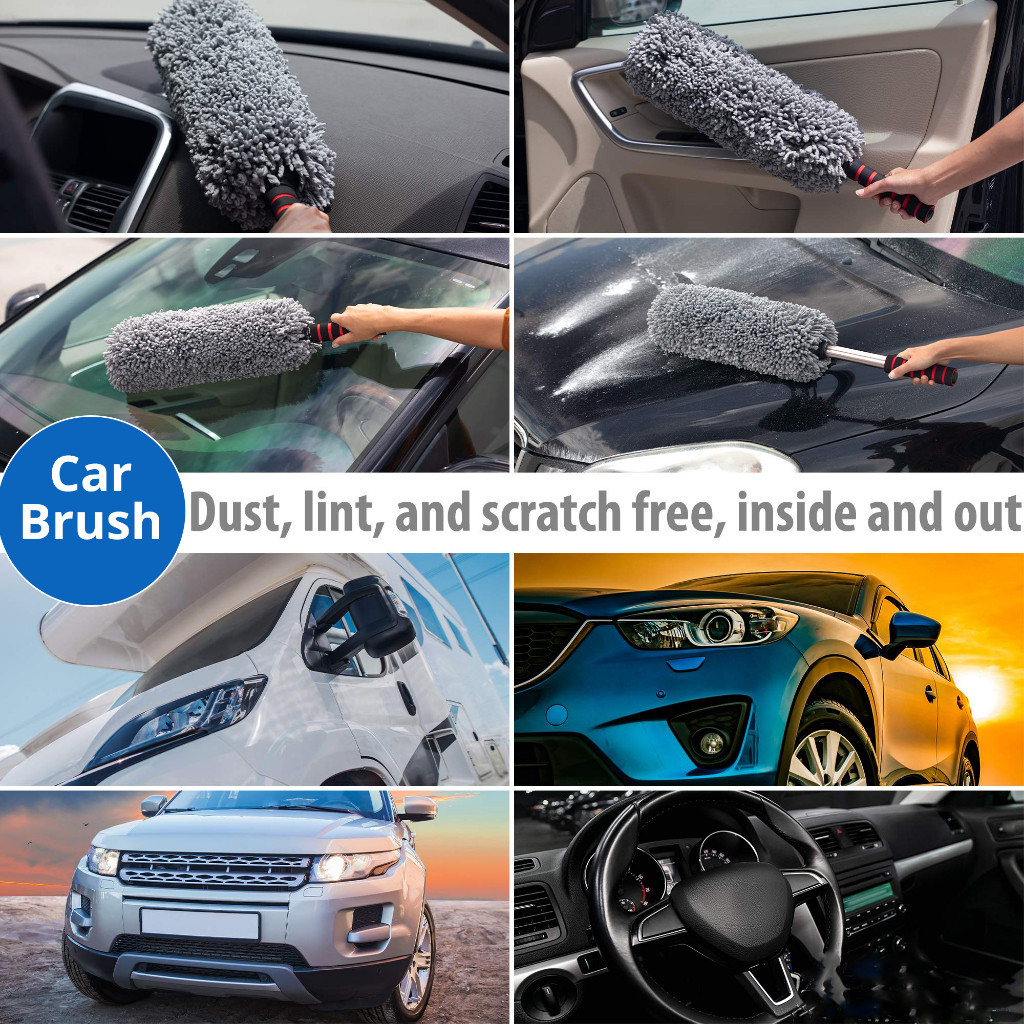 ☎ Car Duster Exterior Interior, Best Microfiber Multipurpose Car ...